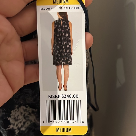 Joie Sleeveless Mini Dress Baltic Print Women’s Size Medium - Picture 7 of 13